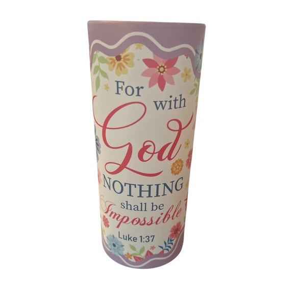 Car Tissue Cylinder with Floral Inspirational Design has 50 3ply facial tissues - Picture 8 of 16